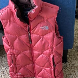 The North Face 550 Down Vest / Pearl/Mauve / Small